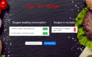 screenshot of website home page